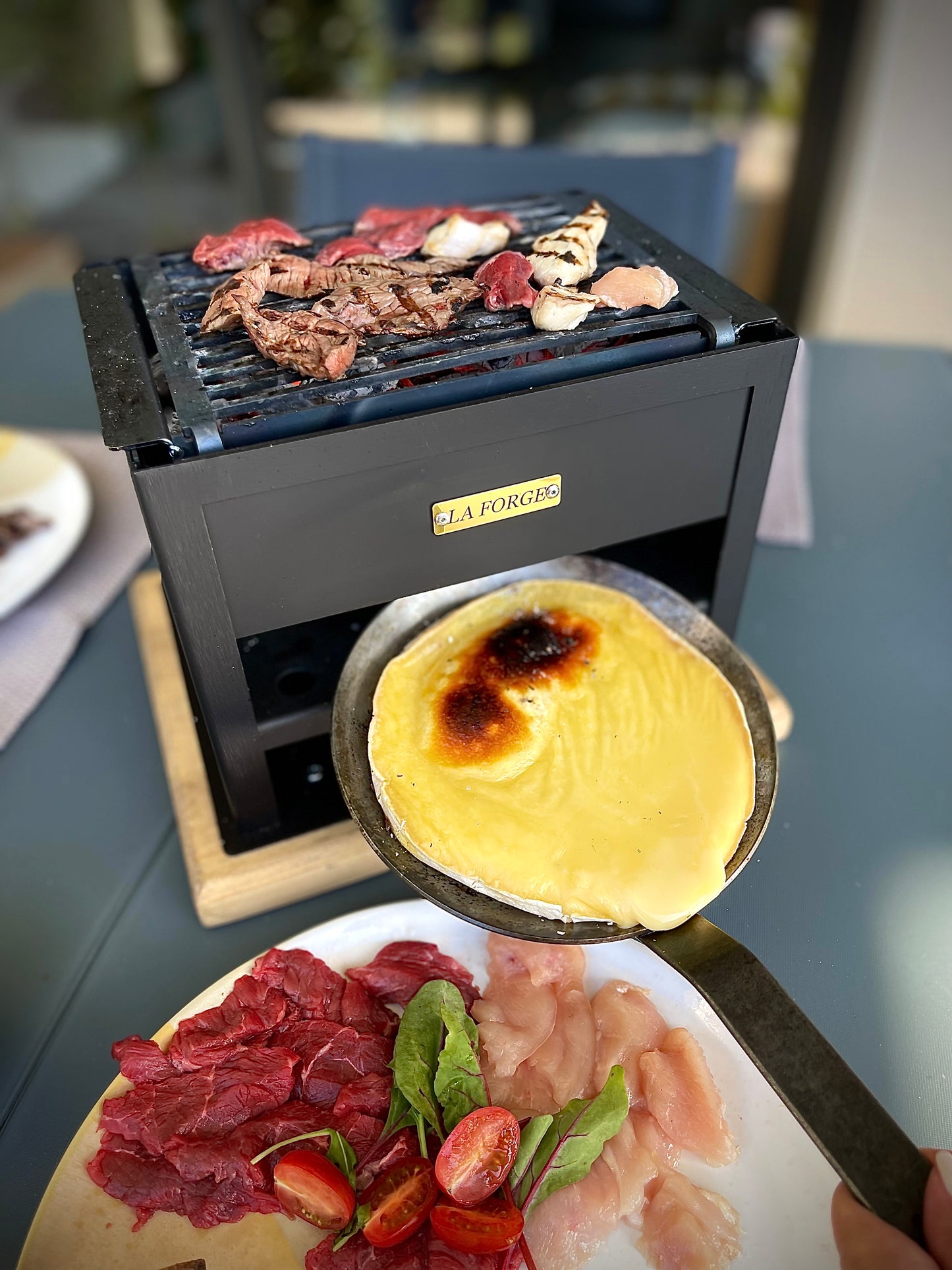 18 cm frying pan + spatula