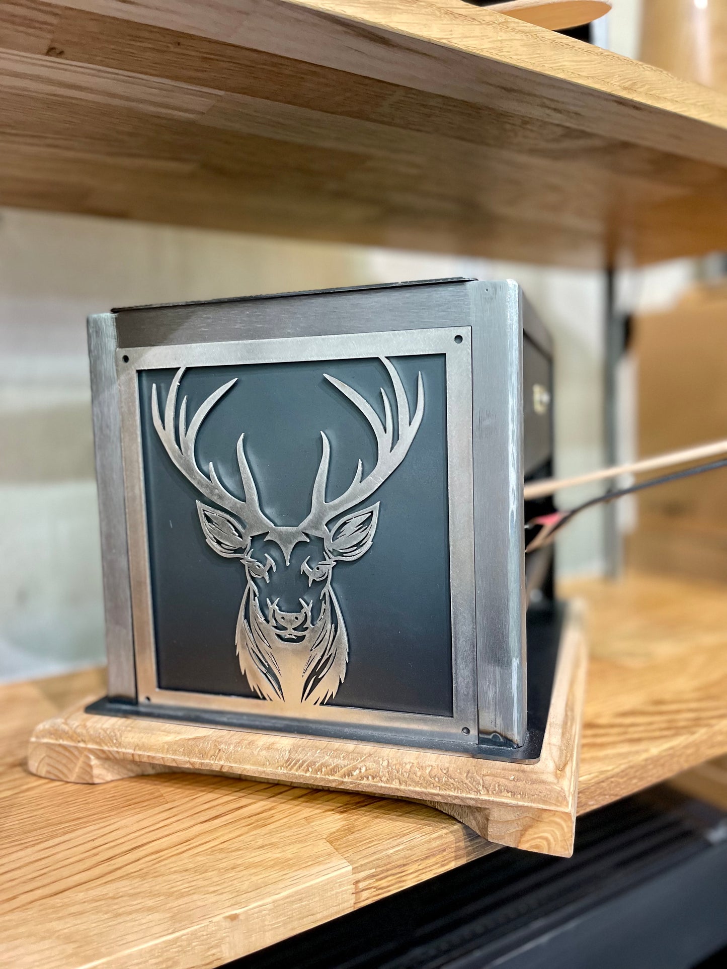 Deer head decorative plaque