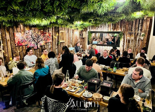 L’Atrium Cannes & Mougins : deux établissements qui font rayonner l’expérience brasero !