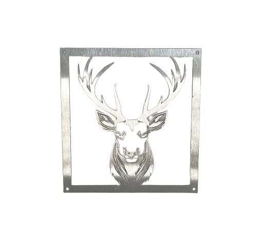 Deer head decorative plaque