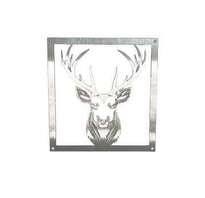 Deer head decorative plaque